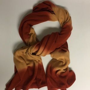Italca Orange Hombre Acrylic Wrap Scarf